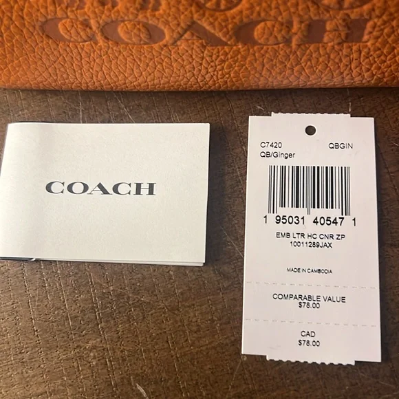 Coach Horse and Carriage Wristlet (NWT) - Picture 9 of 9